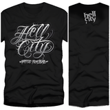 Hell City Big Meas Script Shirts