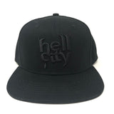 Hell City Black Logo Hat